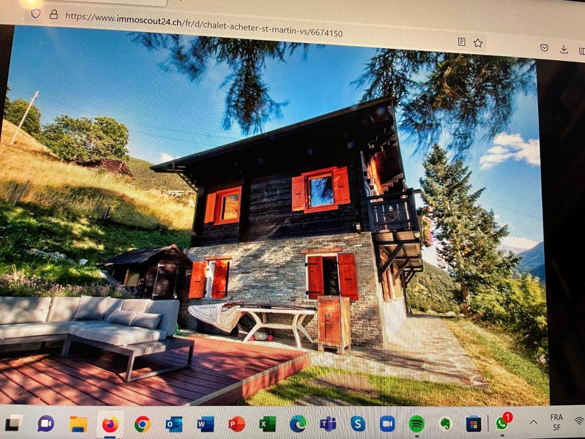 Chalet Edelweiss A Saint-Martin, Val D'Herens מראה חיצוני תמונה